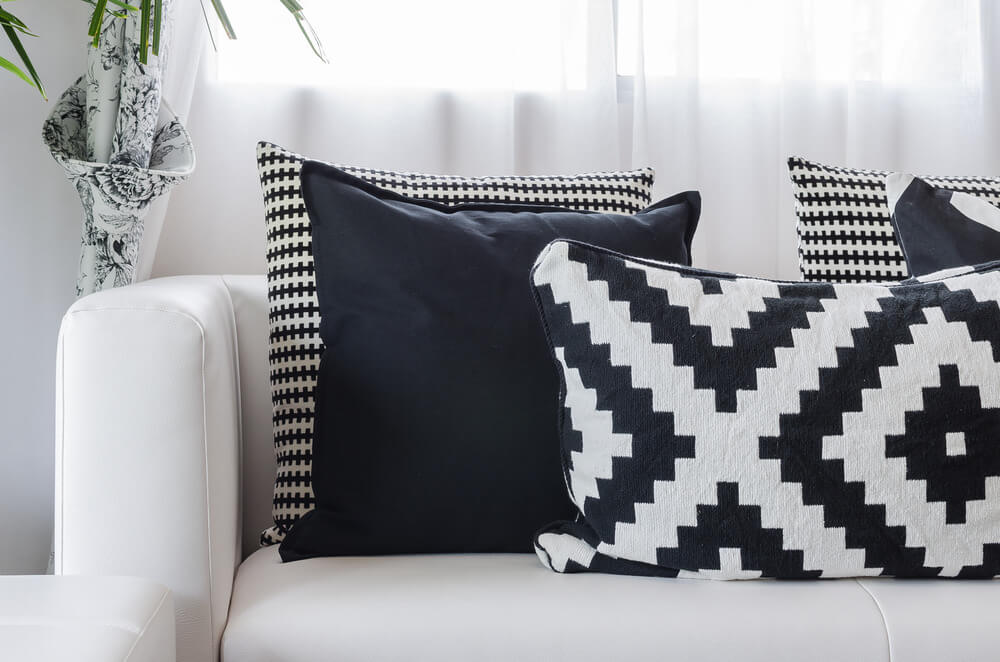 White and Black Decorative Pillows: Elevating Your Home’s Aesthetic